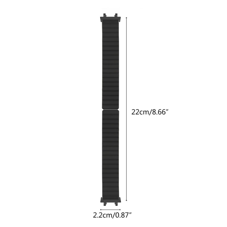 Cinturino magnetico bicolore in silicone, For Amazfit T-Rex 2