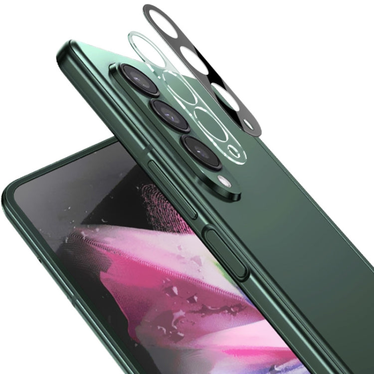 Pellicola in vetro temperato con obiettivo per fotocamera posteriore integrata imak con copriobiettivo versione nera, For Samsung Galaxy Z Fold4 5G