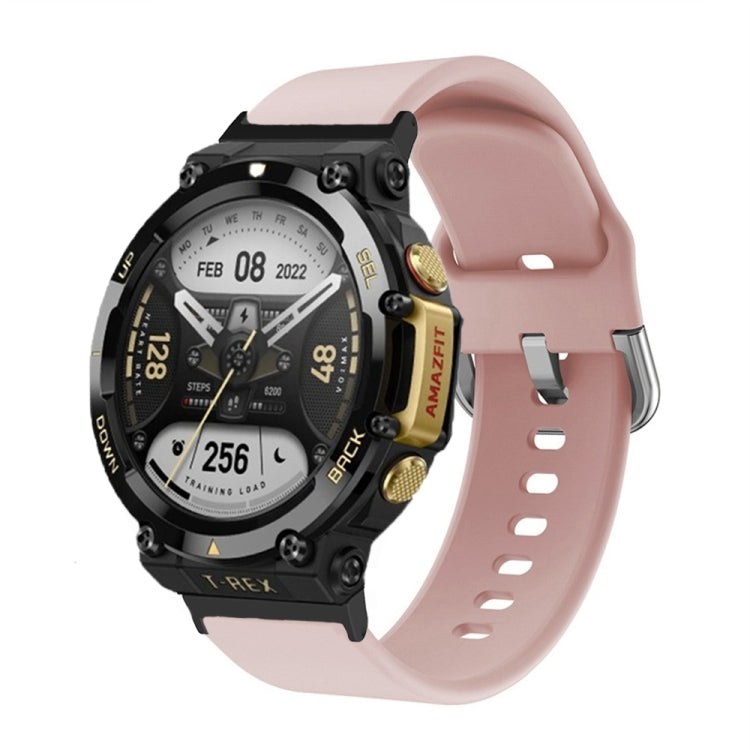 Cinturino per orologio con fibbia inversa in silicone, For Amazfit T-Rex 2
