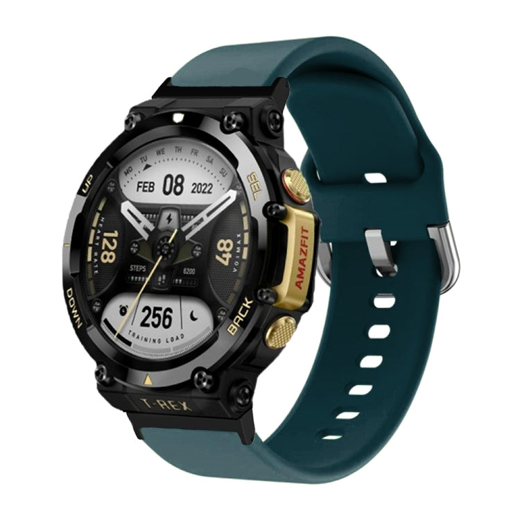 Cinturino per orologio con fibbia inversa in silicone, For Amazfit T-Rex 2