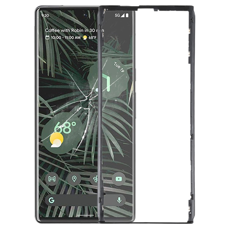 Front LCD Screen Bezel Bezel, For Google Pixel 6 Pro, For Google Pixel 6, For Google Pixel 6A, For Google Pixel 5A, For Google Pixel 5, For Google Pixel 4, For Google Pixel 4XL, For Google Pixel 3