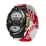 Cinturino in nylon intrecciato con fibbia regolabile, For Amazfit T-Rex 2