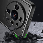 Custodia per telefono in metallo satinato serie Light and Shadow, For Xiaomi 12/12S/12X, For Xiaomi 12 Pro/12S Pro, For Xiaomi 12S Ultra