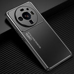 Custodia per telefono in metallo satinato serie Light and Shadow, For Xiaomi 12/12S/12X, For Xiaomi 12 Pro/12S Pro, For Xiaomi 12S Ultra
