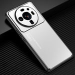 Custodia per telefono in metallo satinato serie Light and Shadow, For Xiaomi 12/12S/12X, For Xiaomi 12 Pro/12S Pro, For Xiaomi 12S Ultra