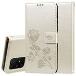 Custodia portafoglio in pelle PU rosa per Galaxy S20