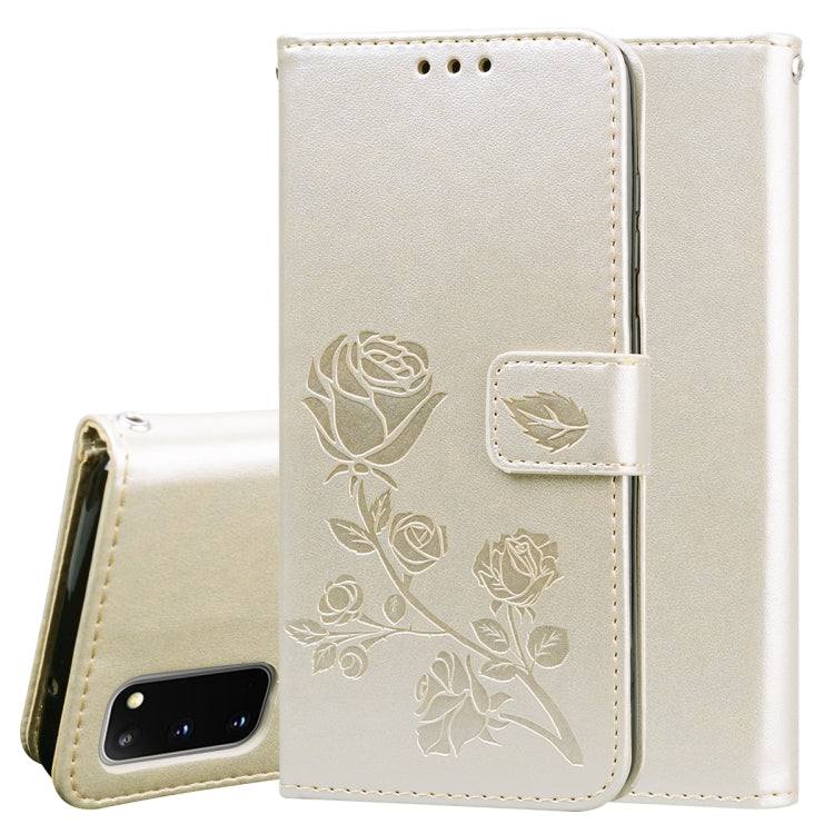 Custodia portafoglio in pelle PU rosa per Galaxy S20