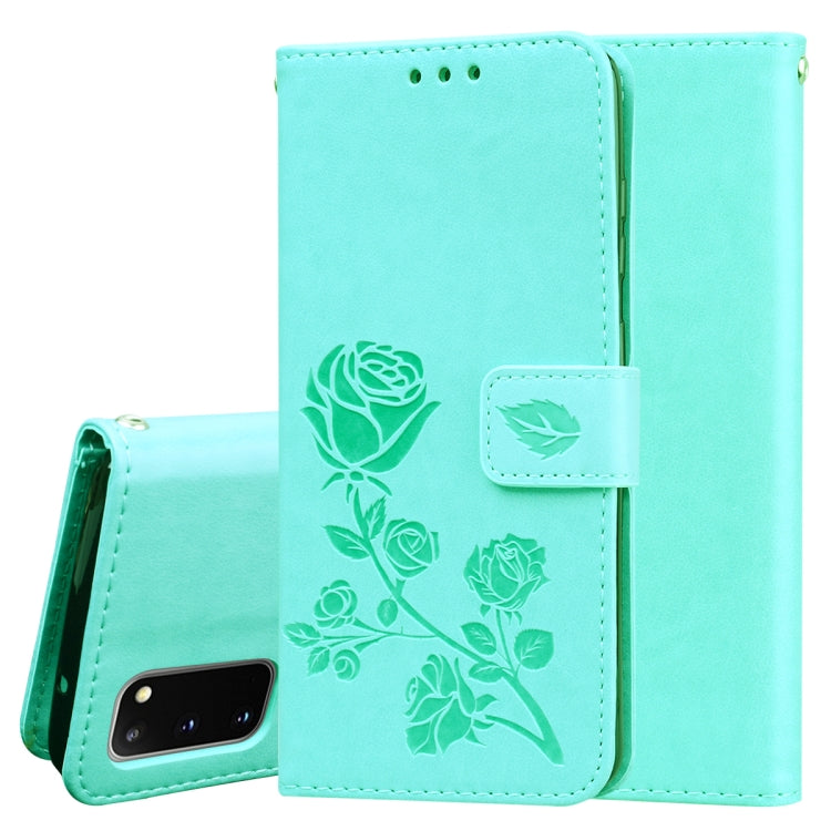 Custodia portafoglio in pelle PU rosa per Galaxy S20