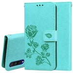 Custodia portafoglio in pelle PU rosa per Xiaomi Mi A3