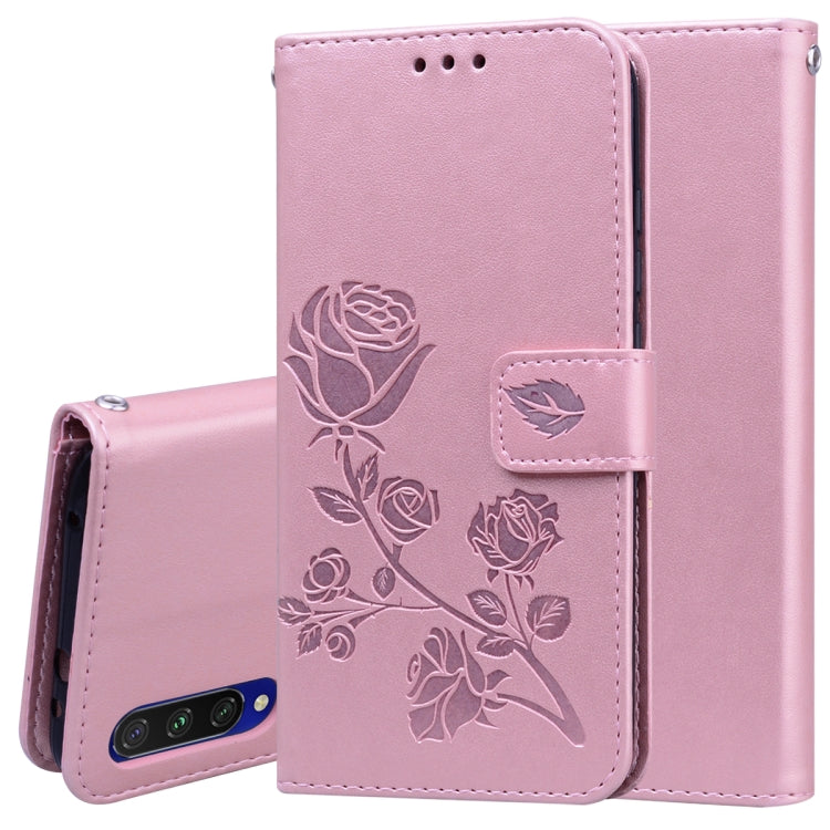 Custodia portafoglio in pelle PU rosa per Xiaomi Mi A3