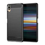 Custodia per telefono TPU in fibra di carbonio con trama spazzolata, For Sony Xperia L3, For Sony Xperia XZ1, For Sony Xperia 8/8 Lite, For Sony Xperia Ace II, For Sony Xperia 5 III, For Sony Xperia Pro-I