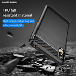 Custodia per telefono TPU in fibra di carbonio con trama spazzolata, For Sony Xperia L3, For Sony Xperia XZ1, For Sony Xperia 8/8 Lite, For Sony Xperia Ace II, For Sony Xperia 5 III, For Sony Xperia Pro-I