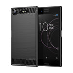 Custodia per telefono TPU in fibra di carbonio con trama spazzolata, For Sony Xperia L3, For Sony Xperia XZ1, For Sony Xperia 8/8 Lite, For Sony Xperia Ace II, For Sony Xperia 5 III, For Sony Xperia Pro-I