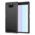 Custodia per telefono TPU in fibra di carbonio con trama spazzolata, For Sony Xperia L3, For Sony Xperia XZ1, For Sony Xperia 8/8 Lite, For Sony Xperia Ace II, For Sony Xperia 5 III, For Sony Xperia Pro-I