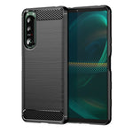 Custodia per telefono TPU in fibra di carbonio con trama spazzolata, For Sony Xperia L3, For Sony Xperia XZ1, For Sony Xperia 8/8 Lite, For Sony Xperia Ace II, For Sony Xperia 5 III, For Sony Xperia Pro-I