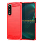 Custodia per telefono TPU in fibra di carbonio con trama spazzolata, For Sony Xperia L3, For Sony Xperia XZ1, For Sony Xperia 8/8 Lite, For Sony Xperia Ace II, For Sony Xperia 5 III, For Sony Xperia Pro-I