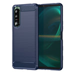 Custodia per telefono TPU in fibra di carbonio con trama spazzolata, For Sony Xperia L3, For Sony Xperia XZ1, For Sony Xperia 8/8 Lite, For Sony Xperia Ace II, For Sony Xperia 5 III, For Sony Xperia Pro-I
