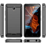Custodia per telefono TPU in fibra di carbonio con trama spazzolata, For Lenovo A1010, For Lenovo Vibe A Plus, For Lenovo Vibe B, For Lenovo K8 Note/K8 Note Lite, For Lenovo Phab2, For Lenovo Lemon K12, For Lenovo K14