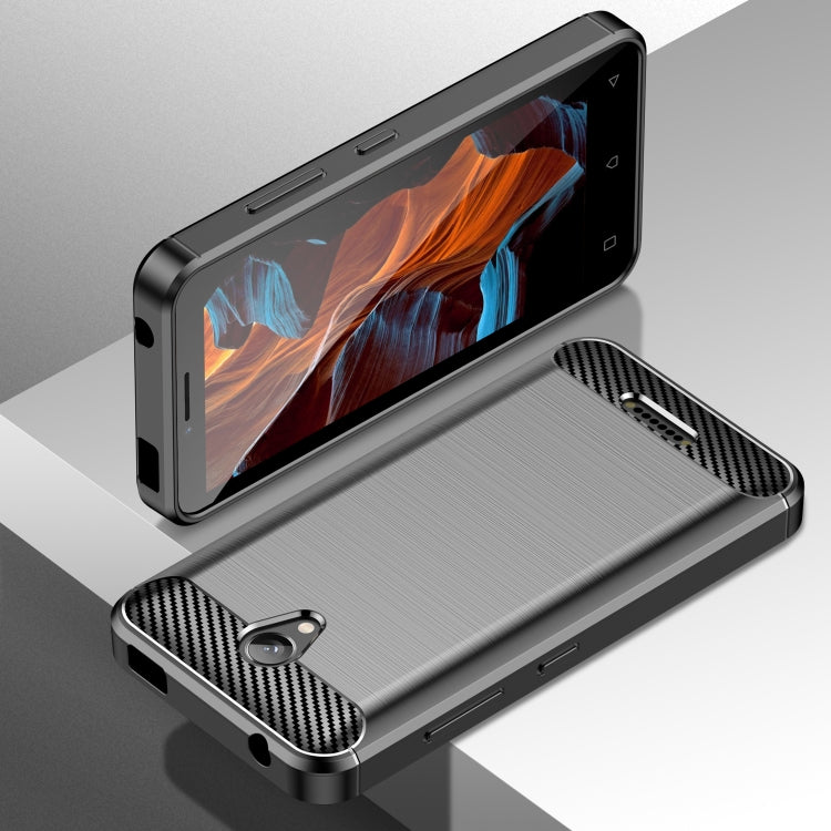 Custodia per telefono TPU in fibra di carbonio con trama spazzolata, For Lenovo A1010, For Lenovo Vibe A Plus, For Lenovo Vibe B, For Lenovo K8 Note/K8 Note Lite, For Lenovo Phab2, For Lenovo Lemon K12, For Lenovo K14