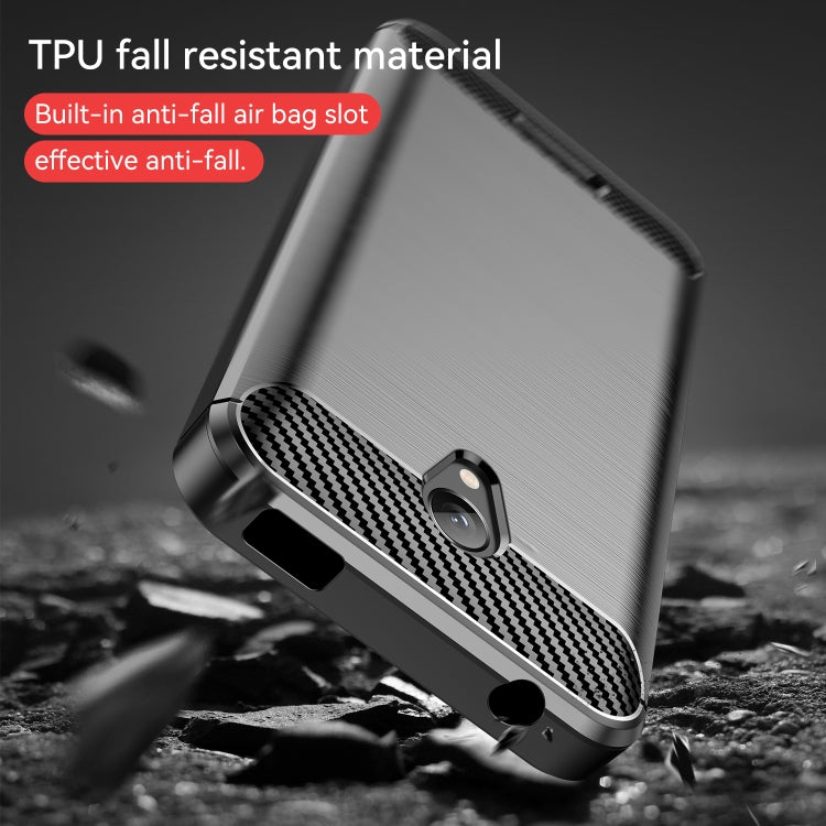 Custodia per telefono TPU in fibra di carbonio con trama spazzolata, For Lenovo A1010, For Lenovo Vibe A Plus, For Lenovo Vibe B, For Lenovo K8 Note/K8 Note Lite, For Lenovo Phab2, For Lenovo Lemon K12, For Lenovo K14