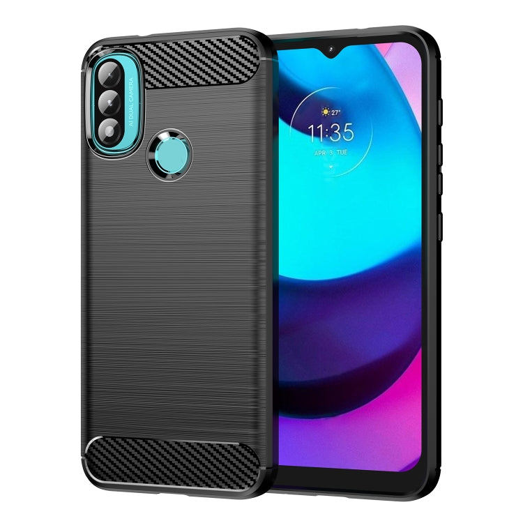 Custodia per telefono TPU in fibra di carbonio con trama spazzolata, For Lenovo A1010, For Lenovo Vibe A Plus, For Lenovo Vibe B, For Lenovo K8 Note/K8 Note Lite, For Lenovo Phab2, For Lenovo Lemon K12, For Lenovo K14