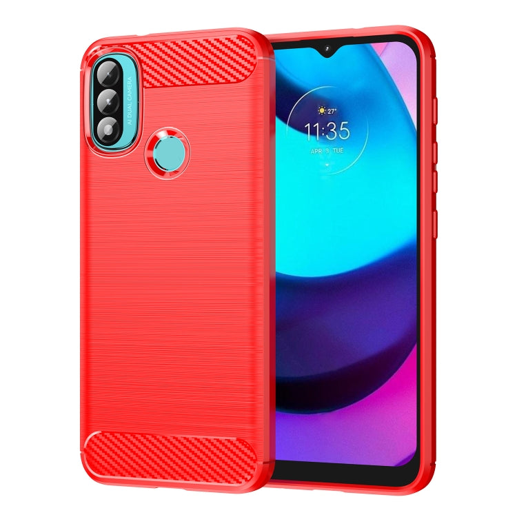 Custodia per telefono TPU in fibra di carbonio con trama spazzolata, For Lenovo A1010, For Lenovo Vibe A Plus, For Lenovo Vibe B, For Lenovo K8 Note/K8 Note Lite, For Lenovo Phab2, For Lenovo Lemon K12, For Lenovo K14