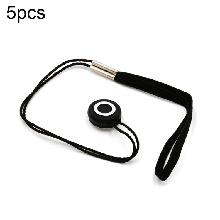 Corda da polso anti-smarrimento in pasta per copriobiettivo da 5 pezzi, Anti-lost Wrist Rope