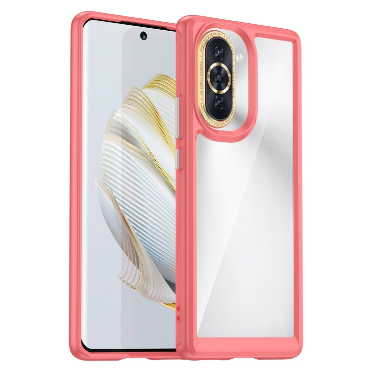 Custodia per telefono in acrilico + TPU serie colorata, For Huawei nova 10, For Huawei nova 10 Pro