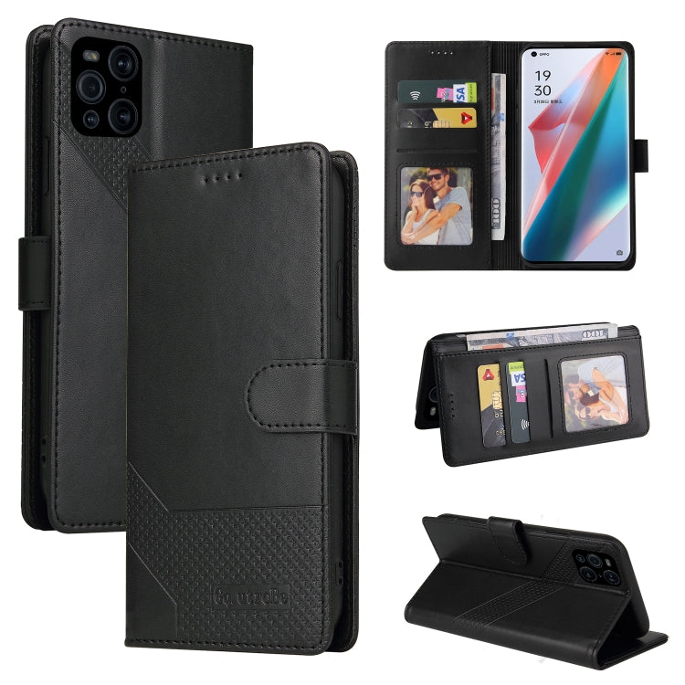 Custodia per telefono in pelle magnetica GQUTROBE Skin Feel, For OPPO Find X3 Pro, For OPPO A7 2018, For OPPO A15 4G, For OPPO A52