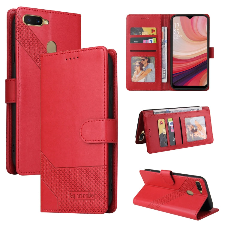 Custodia per telefono in pelle magnetica GQUTROBE Skin Feel, For OPPO Find X3 Pro, For OPPO A7 2018, For OPPO A15 4G, For OPPO A52