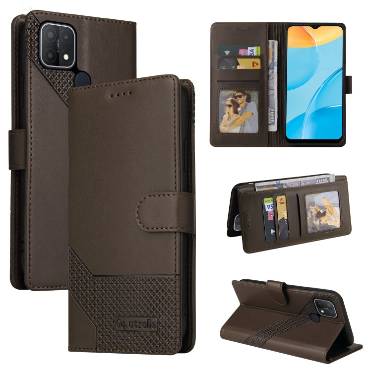 Custodia per telefono in pelle magnetica GQUTROBE Skin Feel, For OPPO Find X3 Pro, For OPPO A7 2018, For OPPO A15 4G, For OPPO A52