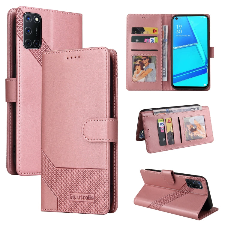 Custodia per telefono in pelle magnetica GQUTROBE Skin Feel, For OPPO Find X3 Pro, For OPPO A7 2018, For OPPO A15 4G, For OPPO A52