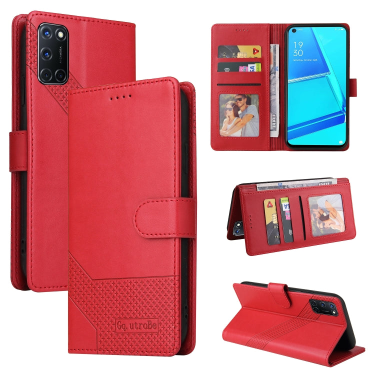 Custodia per telefono in pelle magnetica GQUTROBE Skin Feel, For OPPO Find X3 Pro, For OPPO A7 2018, For OPPO A15 4G, For OPPO A52