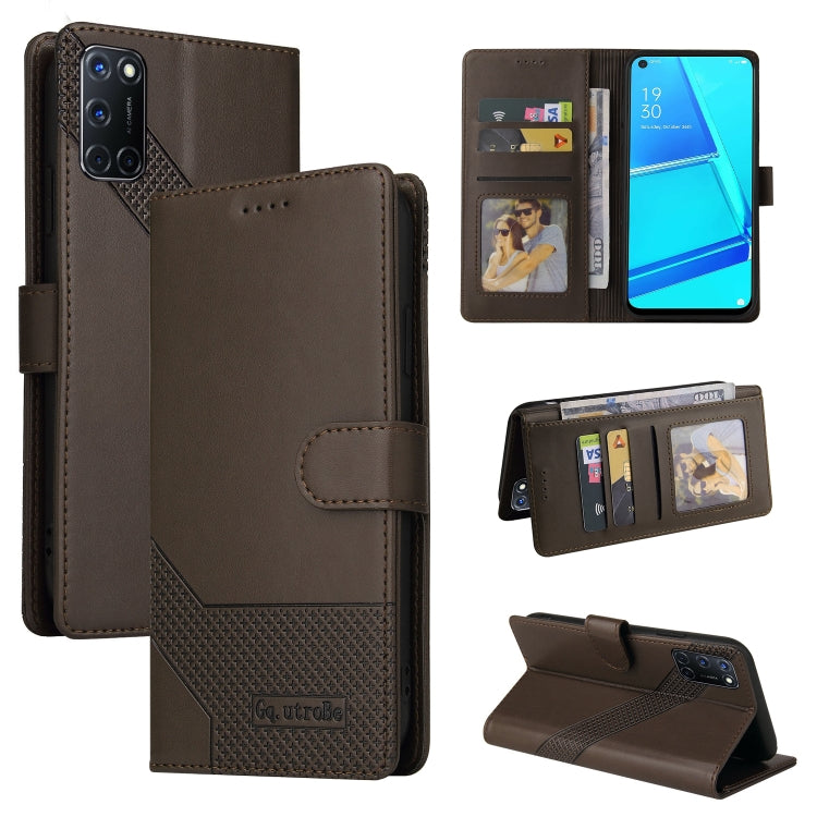 Custodia per telefono in pelle magnetica GQUTROBE Skin Feel, For OPPO Find X3 Pro, For OPPO A7 2018, For OPPO A15 4G, For OPPO A52