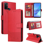 Custodia per telefono in pelle magnetica GQUTROBE Skin Feel, For OPPO A53, For OPPO A55 5G, For OPPO A74 / F19, For OPPO A92s