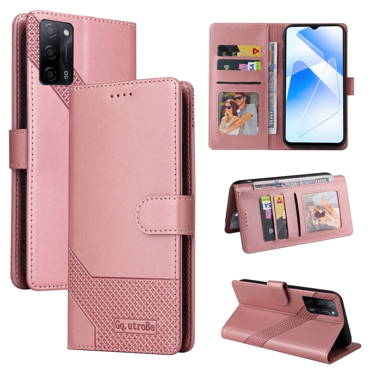 Custodia per telefono in pelle magnetica GQUTROBE Skin Feel, For OPPO A53, For OPPO A55 5G, For OPPO A74 / F19, For OPPO A92s