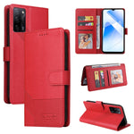 Custodia per telefono in pelle magnetica GQUTROBE Skin Feel, For OPPO A53, For OPPO A55 5G, For OPPO A74 / F19, For OPPO A92s