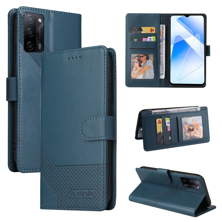 Custodia per telefono in pelle magnetica GQUTROBE Skin Feel, For OPPO A53, For OPPO A55 5G, For OPPO A74 / F19, For OPPO A92s