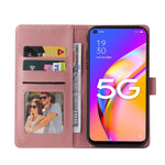 Custodia per telefono in pelle magnetica GQUTROBE Skin Feel, For OPPO A93 5G, For OPPO A94, For OPPO F17 Pro / A93, For Realme 8i