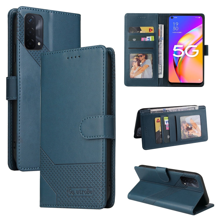 Custodia per telefono in pelle magnetica GQUTROBE Skin Feel, For OPPO A93 5G, For OPPO A94, For OPPO F17 Pro / A93, For Realme 8i