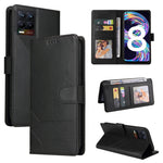 Custodia per telefono in pelle magnetica GQUTROBE Skin Feel, For Realme 8, For Realme C11, For Realme C15, For Realme C20