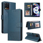 Custodia per telefono in pelle magnetica GQUTROBE Skin Feel, For Realme 8, For Realme C11, For Realme C15, For Realme C20