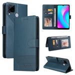 Custodia per telefono in pelle magnetica GQUTROBE Skin Feel, For Realme 8, For Realme C11, For Realme C15, For Realme C20