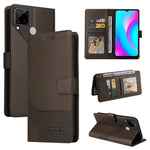 Custodia per telefono in pelle magnetica GQUTROBE Skin Feel, For Realme 8, For Realme C11, For Realme C15, For Realme C20