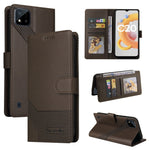 Custodia per telefono in pelle magnetica GQUTROBE Skin Feel, For Realme 8, For Realme C11, For Realme C15, For Realme C20