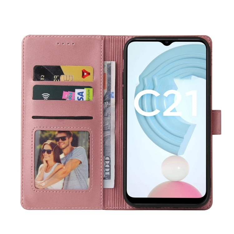 Custodia per telefono in pelle magnetica GQUTROBE Skin Feel, For Realme C21, For Realme C21Y, For Realme GT 5G, For Realme V13 5G