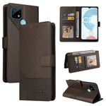 Custodia per telefono in pelle magnetica GQUTROBE Skin Feel, For Realme C21, For Realme C21Y, For Realme GT 5G, For Realme V13 5G