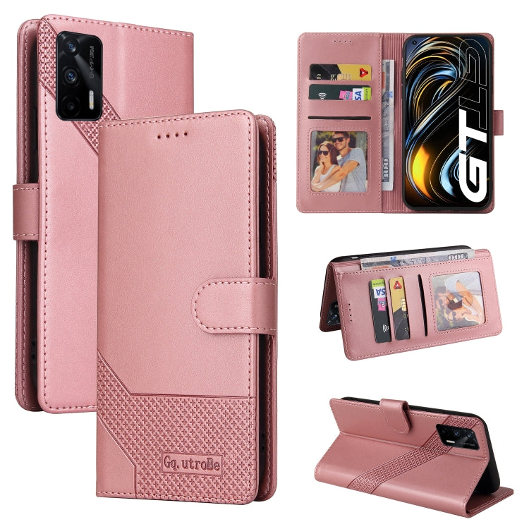 Custodia per telefono in pelle magnetica GQUTROBE Skin Feel, For Realme C21, For Realme C21Y, For Realme GT 5G, For Realme V13 5G