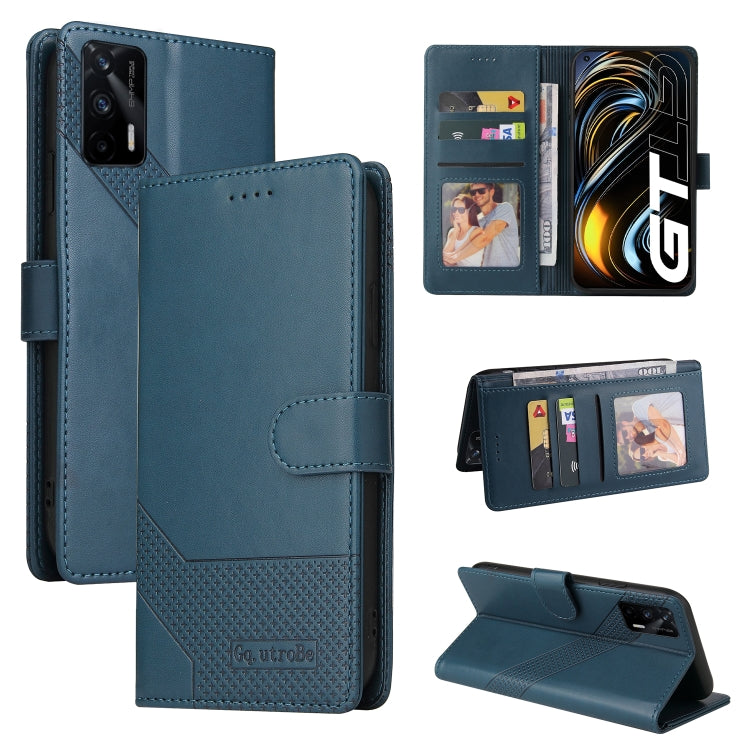 Custodia per telefono in pelle magnetica GQUTROBE Skin Feel, For Realme C21, For Realme C21Y, For Realme GT 5G, For Realme V13 5G