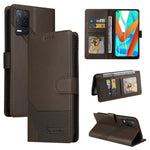 Custodia per telefono in pelle magnetica GQUTROBE Skin Feel, For Realme C21, For Realme C21Y, For Realme GT 5G, For Realme V13 5G